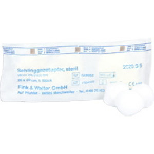 Schlinggazetupfer 20 x 20cm steril