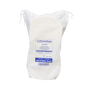 Zellstofftupfer 4x5cm hochgebleicht Rolle