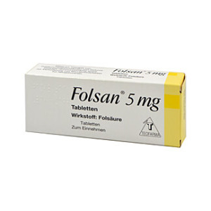 FOLSAN 5 mg Tabletten