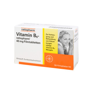 Vitamin B6 ratiopharm 40 mg Filmtabletten
