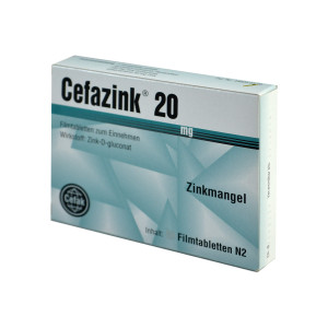 Cefazink 20 mg Filmtabletten