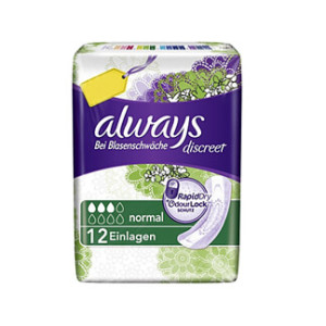 Always Discreet Inkontinenz Einlagen Normal