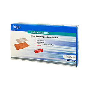 Injektionspflaster hypoall.2x4 cm