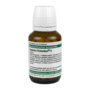 Graphites Pentarkan S Tabletten Homöopathie