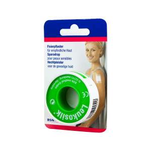 Leukosilk 1,25 cm x  5 m Blisterkarte