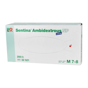 Sentina Ambidextrous Nitrile U-Handschuhe unsteril Größe M