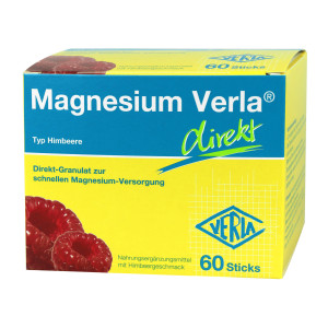 Magnesium Verla direkt Granulat Himbeere