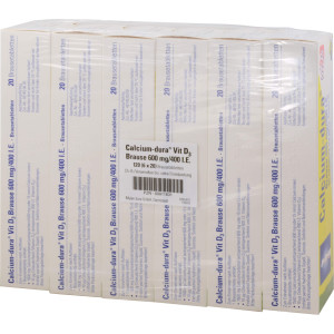 Calcium Dura Vit D3 Brause 600 Mg/400 I.E.