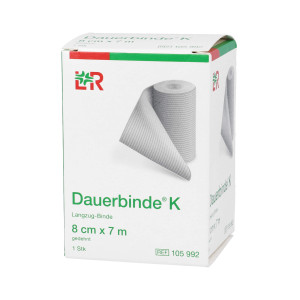 Dauerbinde kräftig 8 cm x 7 m