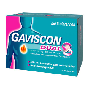 Gaviscon Dual Kautabletten bei Sodbrennen