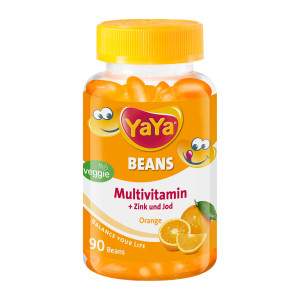 YaYa Beans Orange Zink und Jod Kaudragees