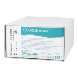 Kollagen resorb Schwämme 3 x 7 cm