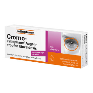 Cromo-ratiopharm Augentropfen Einzeldosis