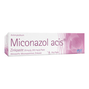 Miconazol acis Zinkpaste
