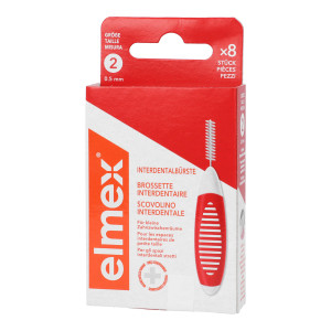 Elmex Interdentalbürsten ISO Gr. 2 rot 0,5 mm