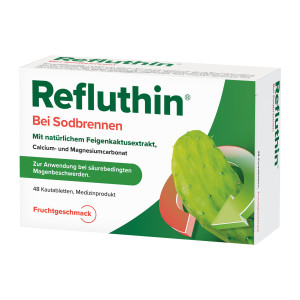 Refluthin bei Sodbrennen Kautabletten Fruchtgeschmack