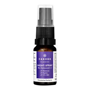 Canobo Night-Spray Bio-Hanfsamenöl mit 3% CBD