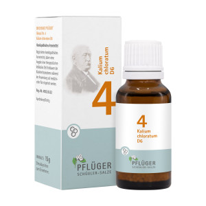 Biochemie Pflüger Globuli Nr. 4 Kalium chloratum D6