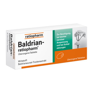 Baldrian ratiopharm &uuml;berzogene Tabletten