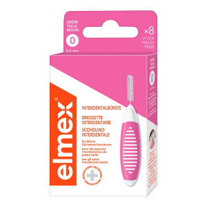 Elmex Interdentalbürsten ISO Gr. 0 rosa 0,4 mm