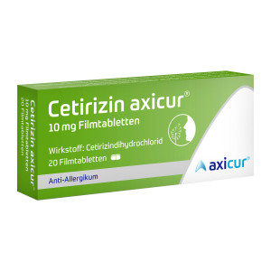 Cetirizin axicur 10 mg Filmtabletten