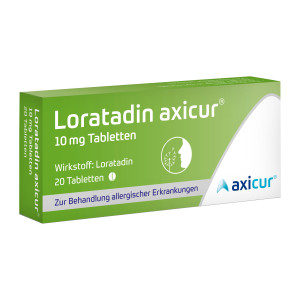 Loratadin axicur 10 mg Tabletten