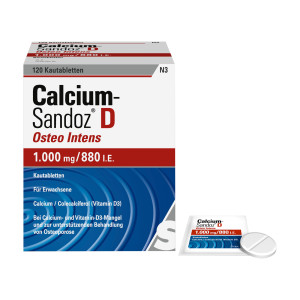 Calcium Sandoz D Osteo Intens Kautabletten