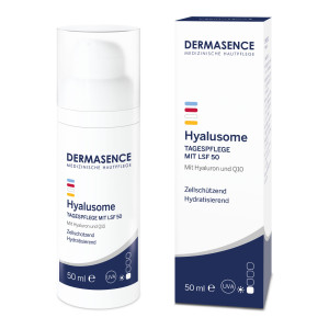 Dermasence Hyalusome Tagespflege mit LSF 50