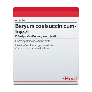 Baryum oxalsuccinicum-Injeel, Verd&uuml;nnung zur Injektion