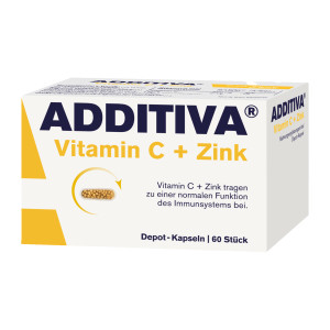 Additiva Vitamin C+Zink Depot-Kapseln