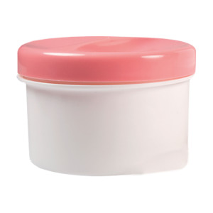 Gebissdose mit Einsatz und Deckel rosa