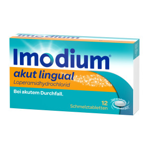 Imodium akut lingual Schmelztabletten bei akutem Durchfall