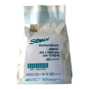 Senada Verbandtuch groß 80 x 120 cm DIN 13152