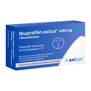 Ibuprofen axicur 400 mg akut Filmtabletten