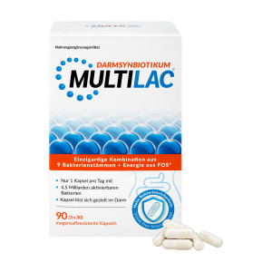 Multilac Darmsynbiotikum magensaftresistente Kapseln