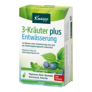Kneipp 3-Kräuter plus Entwässerung Kapseln
