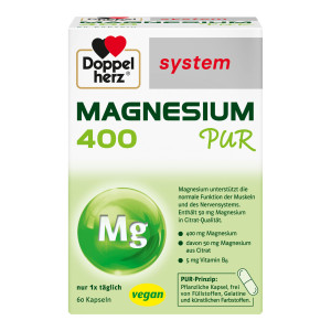 Doppelherz system Magnesium 400 Pur Kapseln