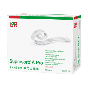 Suprasorb A Pro Calciumalginattamponade 2x45 cm