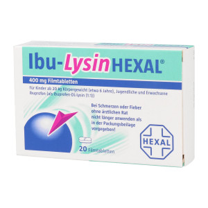 Ibu-Lysin HEXAL Filmtabletten bei Schmerzen und Fieber