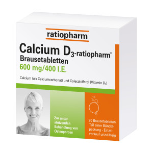 Calcium D3 ratiopharm Brausetabletten