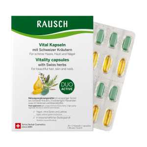 Rausch Vital Kapseln mit Schweizer Kräutern