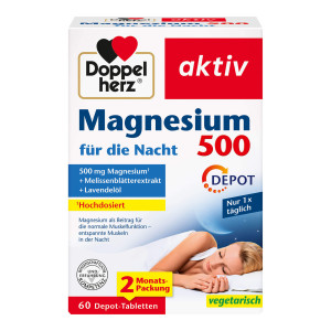 Doppelherz aktiv Magnesium 500 für die Nacht Tabletten