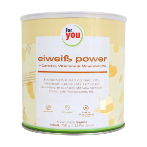 For you eiweiß power Vanille