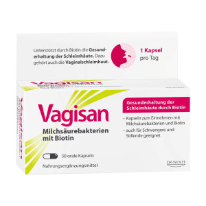 Vagisan Milchs&auml;urebakterien mit Biotin