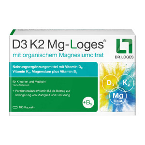 D3 K2 Mg-Loges Kapseln