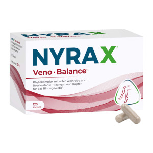 Nyrax Veno Balance Phytokomplex für das Bindegewebe Kapseln