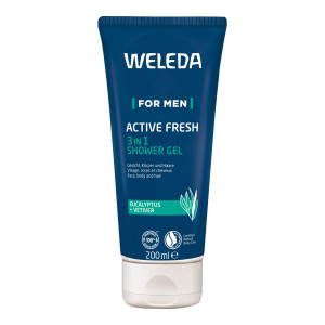 WELEDA for Men Active Fresh 3in1 Shower Gel