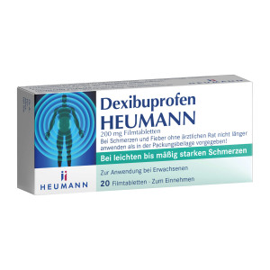 Dexibuprofen HEUMANN 200 mg Filmtabletten