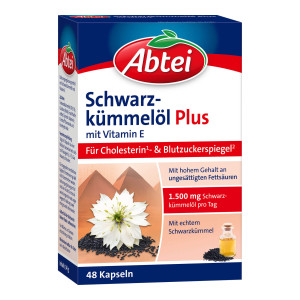 Abtei Schwarzkümmelöl Plus Kapseln