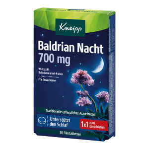 Kneipp Baldrian Nacht 700 mg Filmtabletten